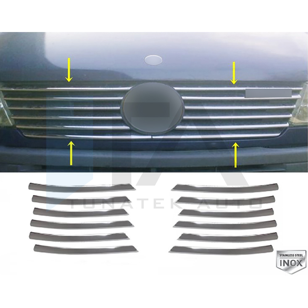 1995-2000 - Front Grille - 12 Pcs