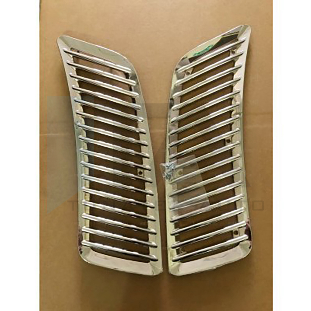 2006-2018 - Front Hood Vent Grille (Abs Chrome) - 2 Pcs