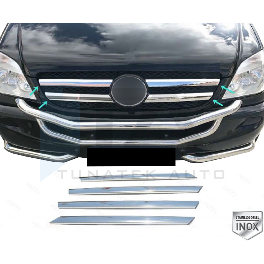 2010-2014 - Front Grille - 4 Pcs