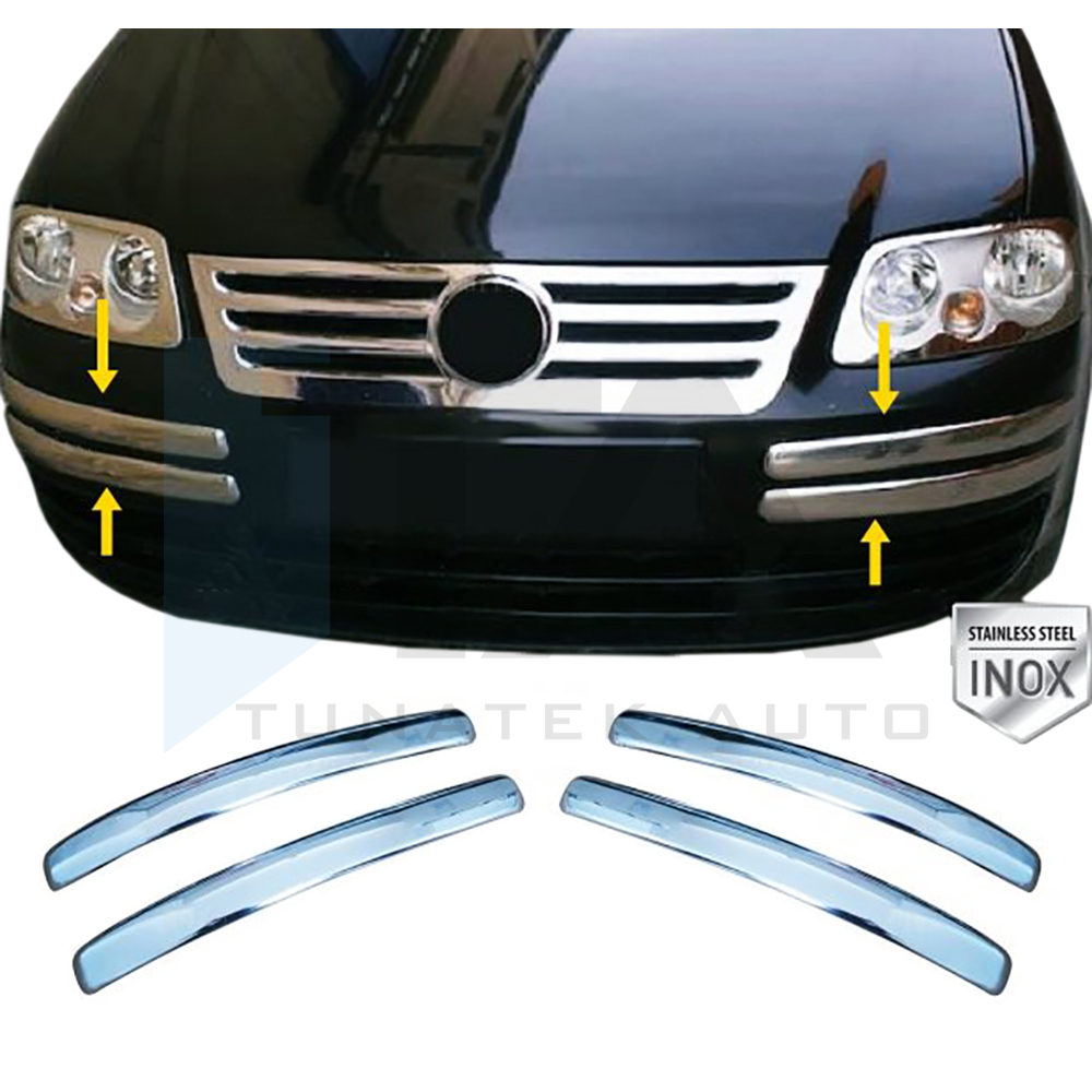 2004-2010 - Front Bumper Eyebrow - 4 Pcs