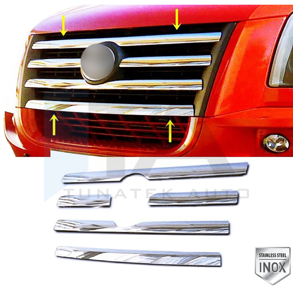 2006-2016 - Front Grille - 5 Pcs