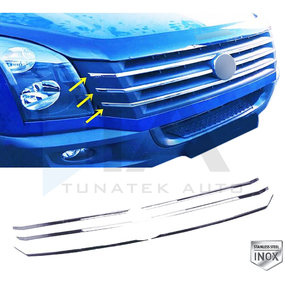 2012-2016 - Front Grille - 6 Pcs