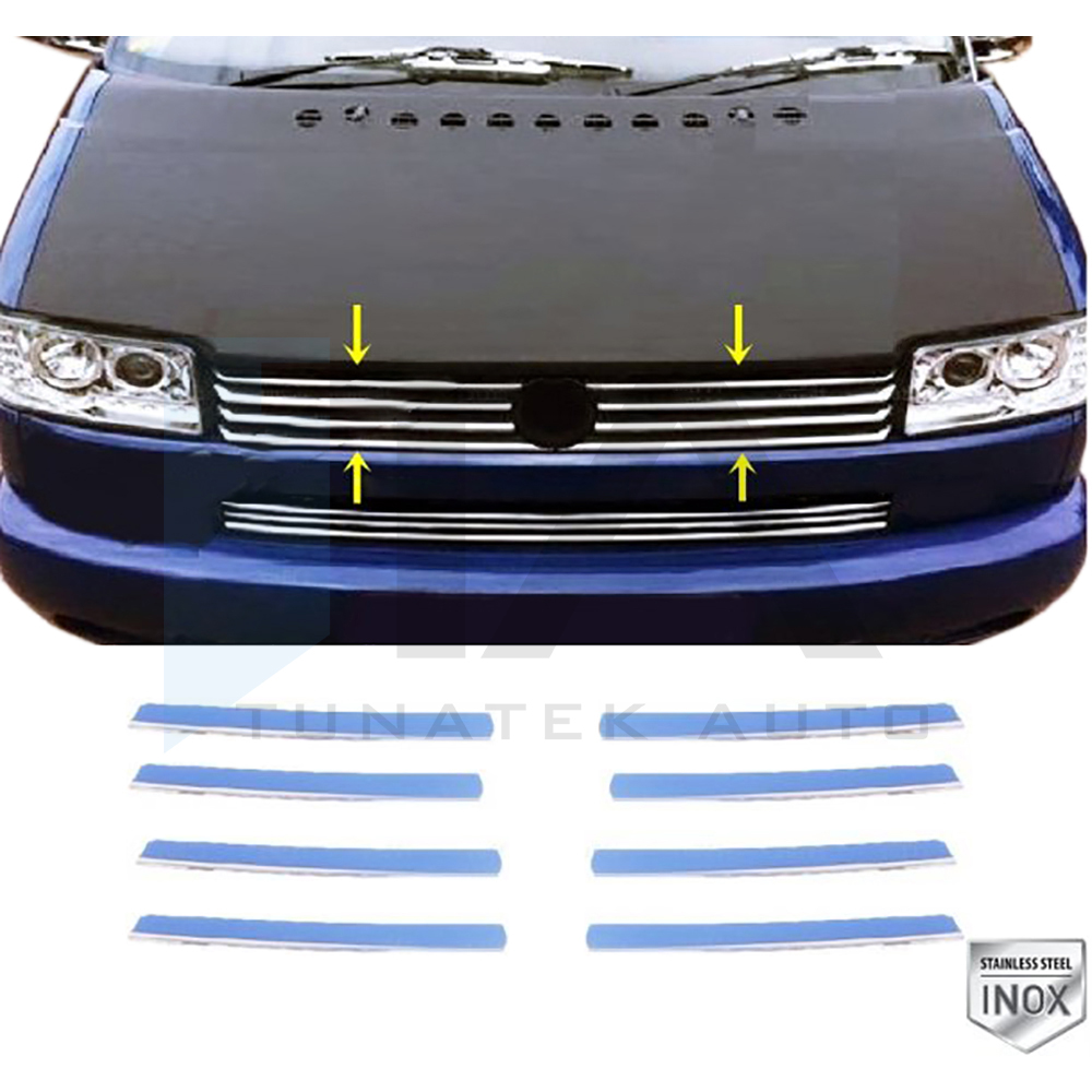 1995-2003 - Front Grille - 8 Pcs