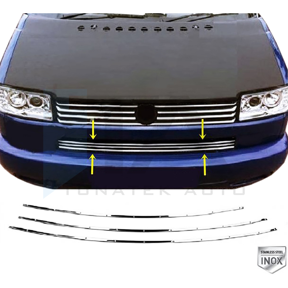 1995-2003 - Lower Front Grille - 3 Pcs