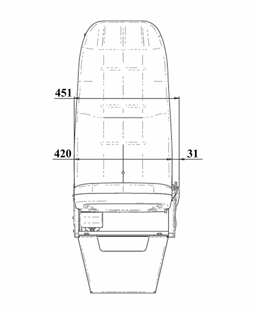 GUIDE/HOSTESS SEAT