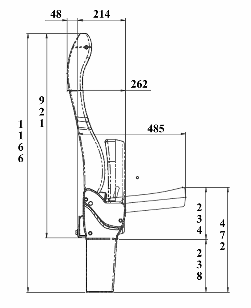 GUIDE/HOSTESS SEAT