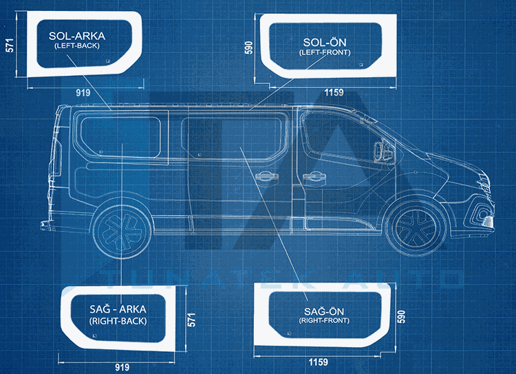 2x BROTECT HD-Clear Film de protection d'écran pour Renault Trafic