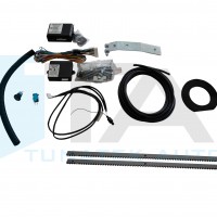 SLIDING DOOR MECHANISM WITH EMERGENCY EXIT KIT