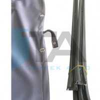 BLACKOUT LUXURY CURTAIN SET WITH RAIL